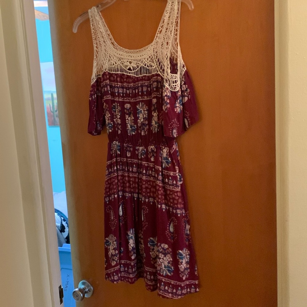 Worn once, perfect for just about anything. Super cute, loose, and comfortable